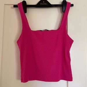 Zara Pink Tank Top - Size Medium